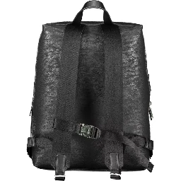 Black Polyester Backpack