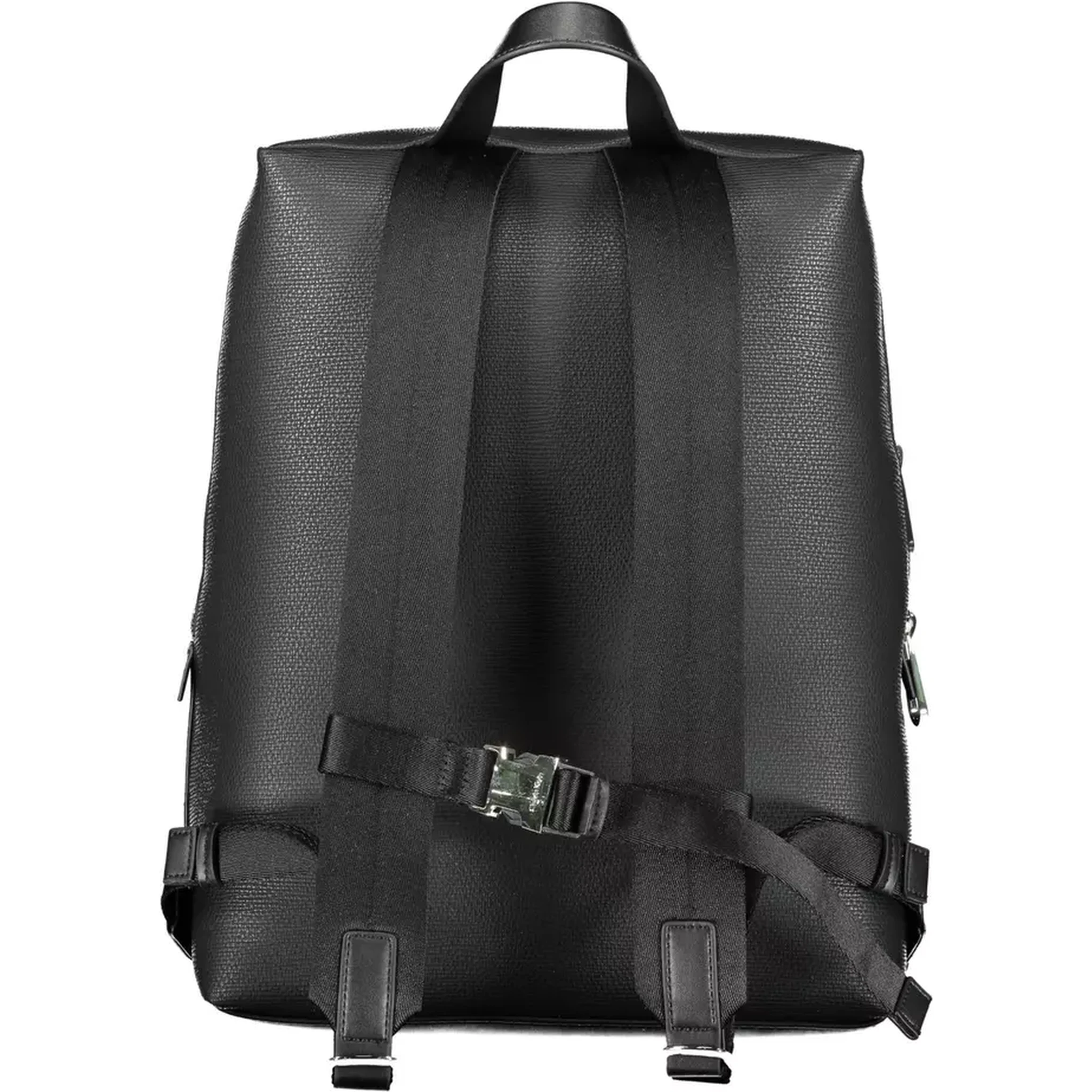 Black Polyester Backpack