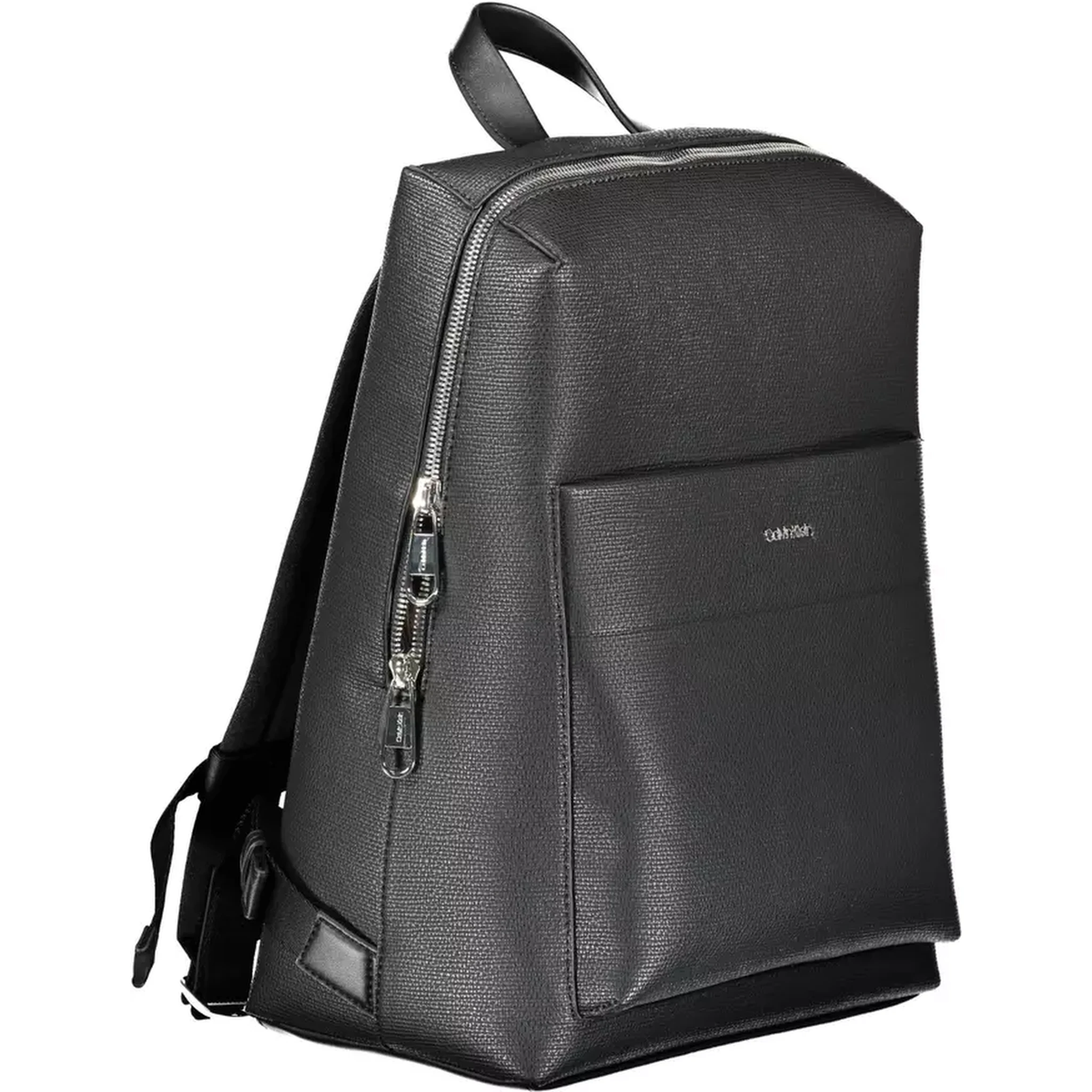 Black Polyester Backpack