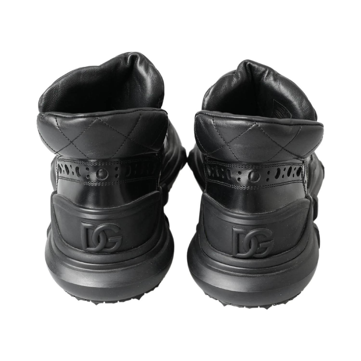 Black Leather Ankle Casual Boots