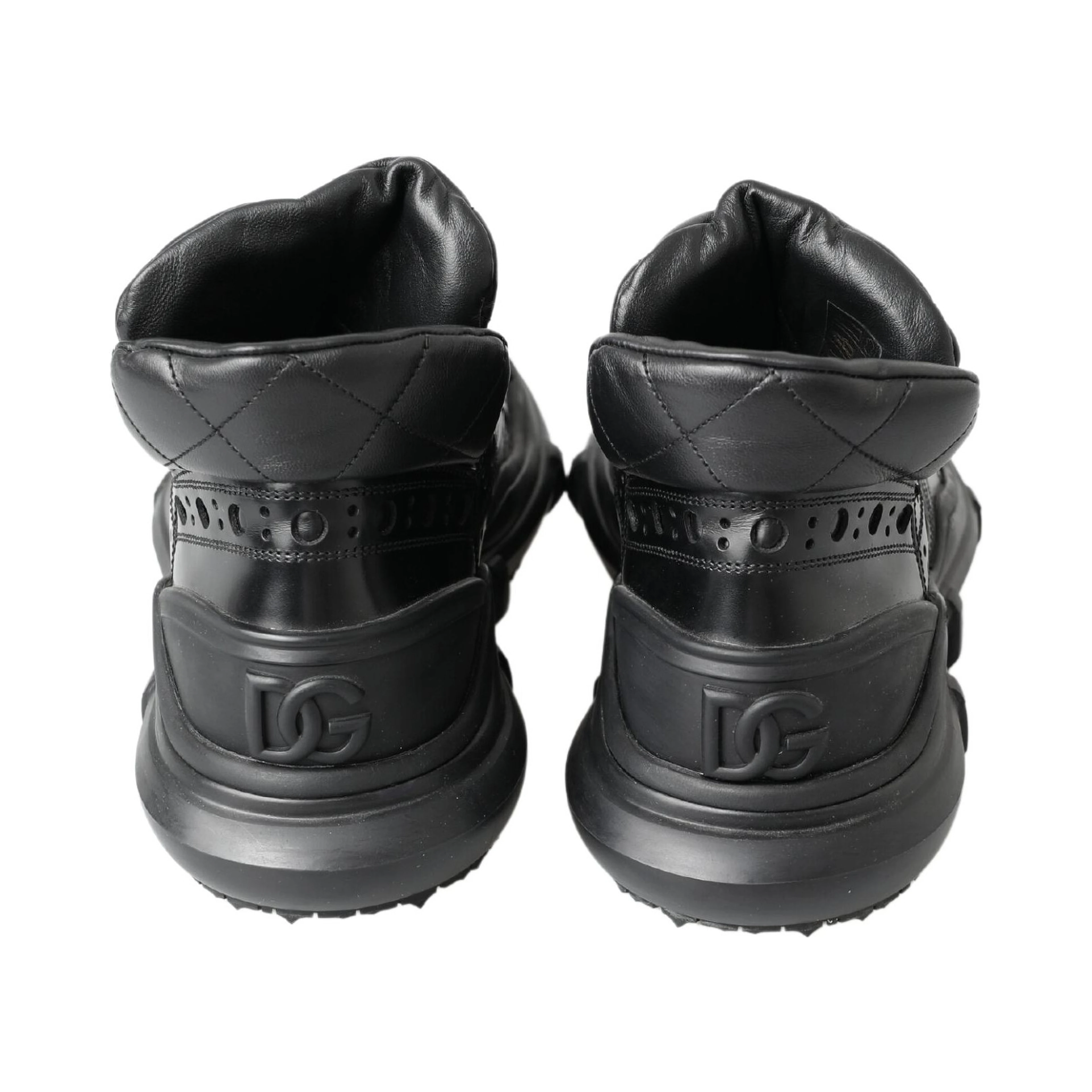 Black Leather Ankle Casual Boots