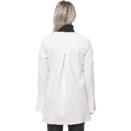White Neoprene Jacket & Coat