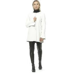 White Neoprene Jacket & Coat