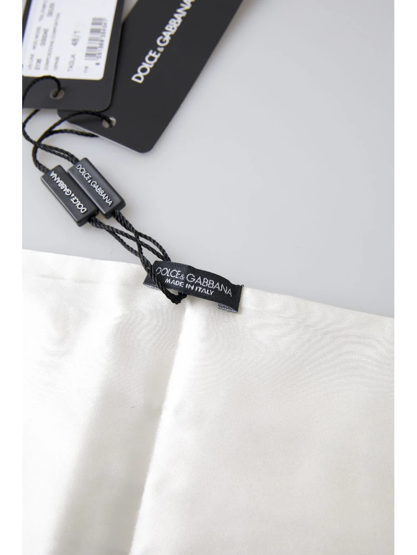 White Men Wide Waist Silk Belt Cummerbund