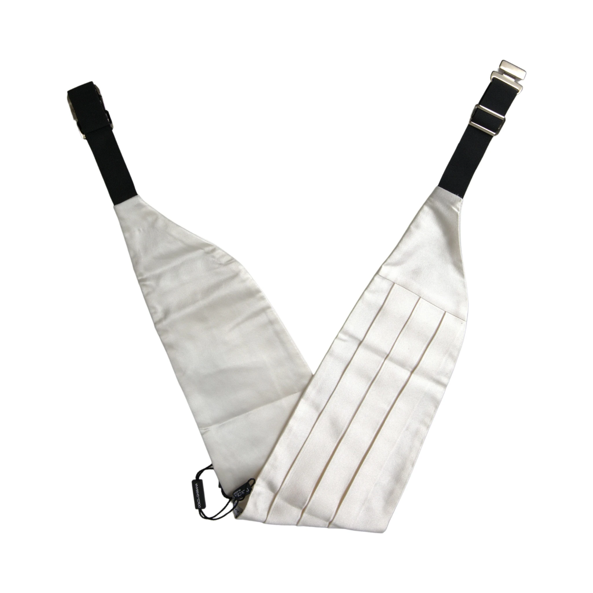 White Men Wide Waist Silk Belt Cummerbund