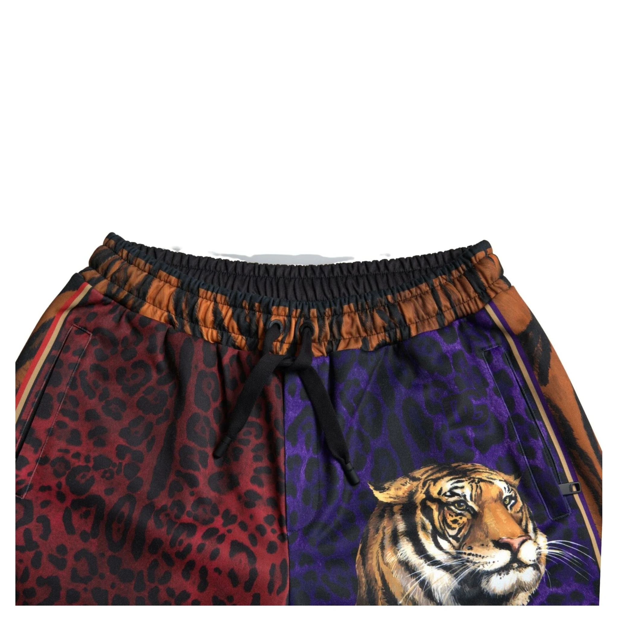 Multicolor Tiger Print Men Bermuda Shorts