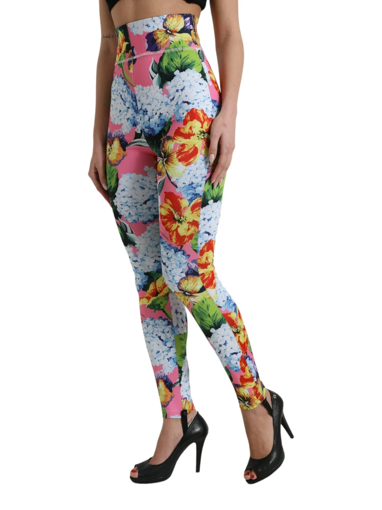 Multicolor Floral High Waist Leggings Pants alternative
