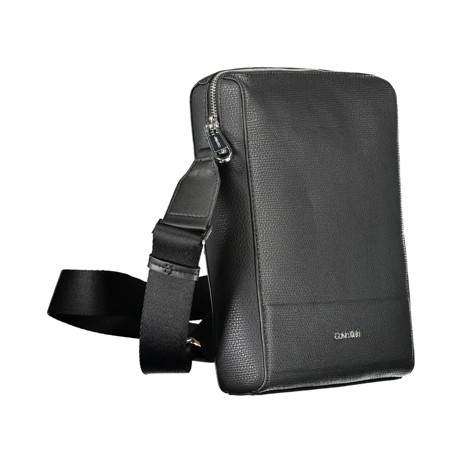 Black Polyester Shoulder Bag