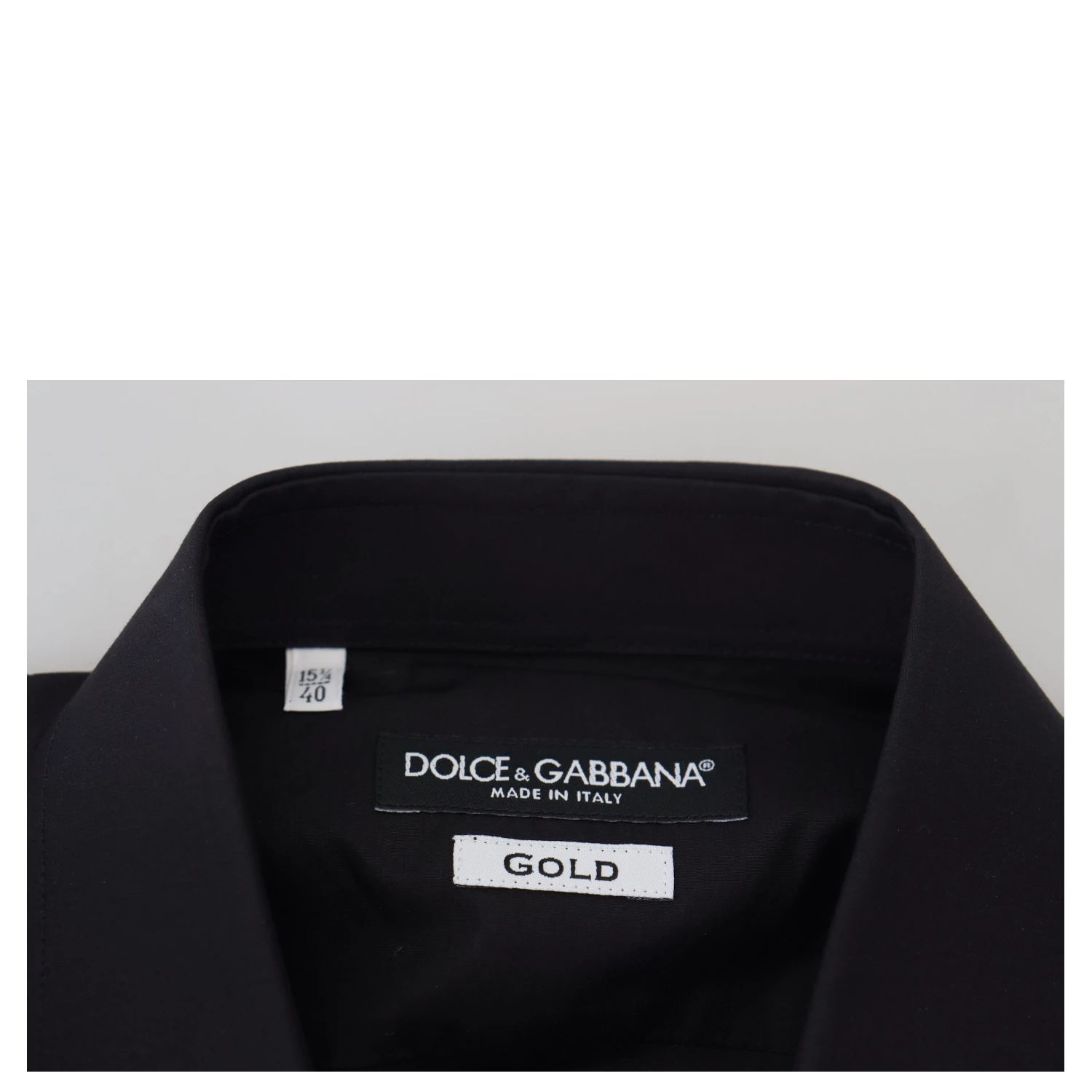 Black Floral Embroidery Men Long Sleeves GOLD Shirt