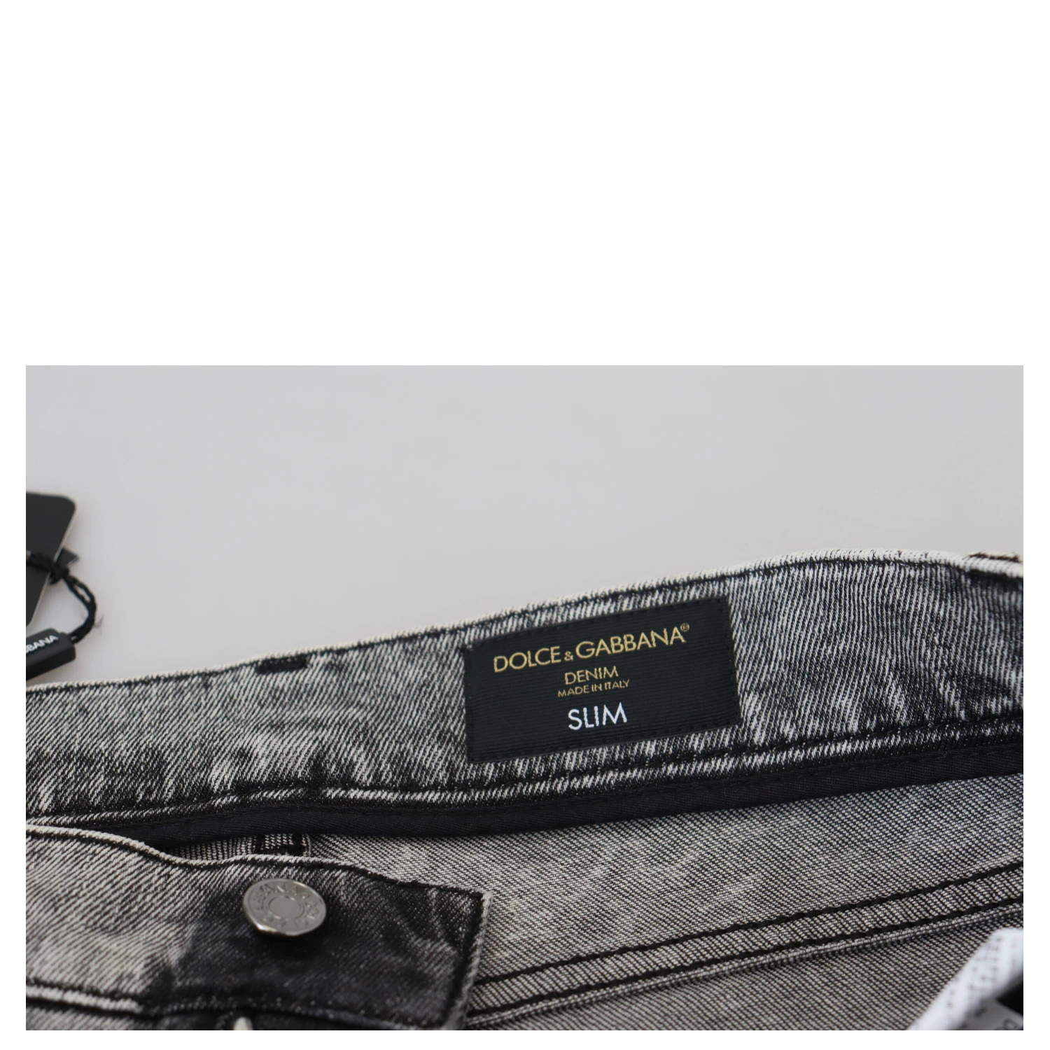 Grey Washed Cotton Slim Fit Men Denim Jeans