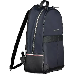 Blue Polyester Backpack