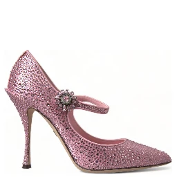 Pink Strass Crystal Heels Pumps Shoes
