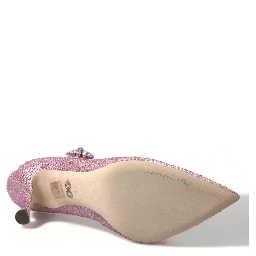 Pink Strass Crystal Heels Pumps Shoes