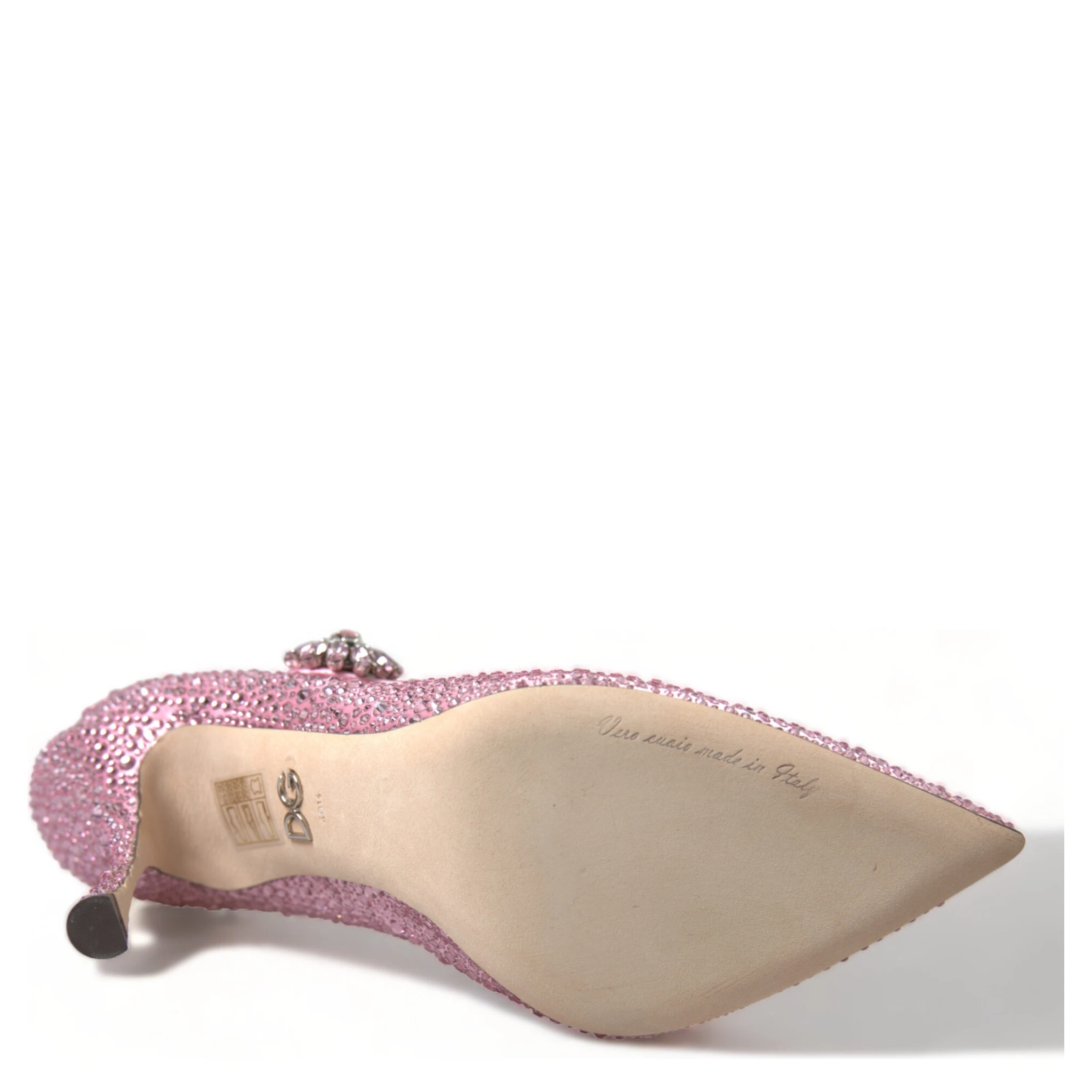 Pink Strass Crystal Heels Pumps Shoes