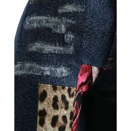 Multicolor Patchwork GRACE Skinny Denim Jeans