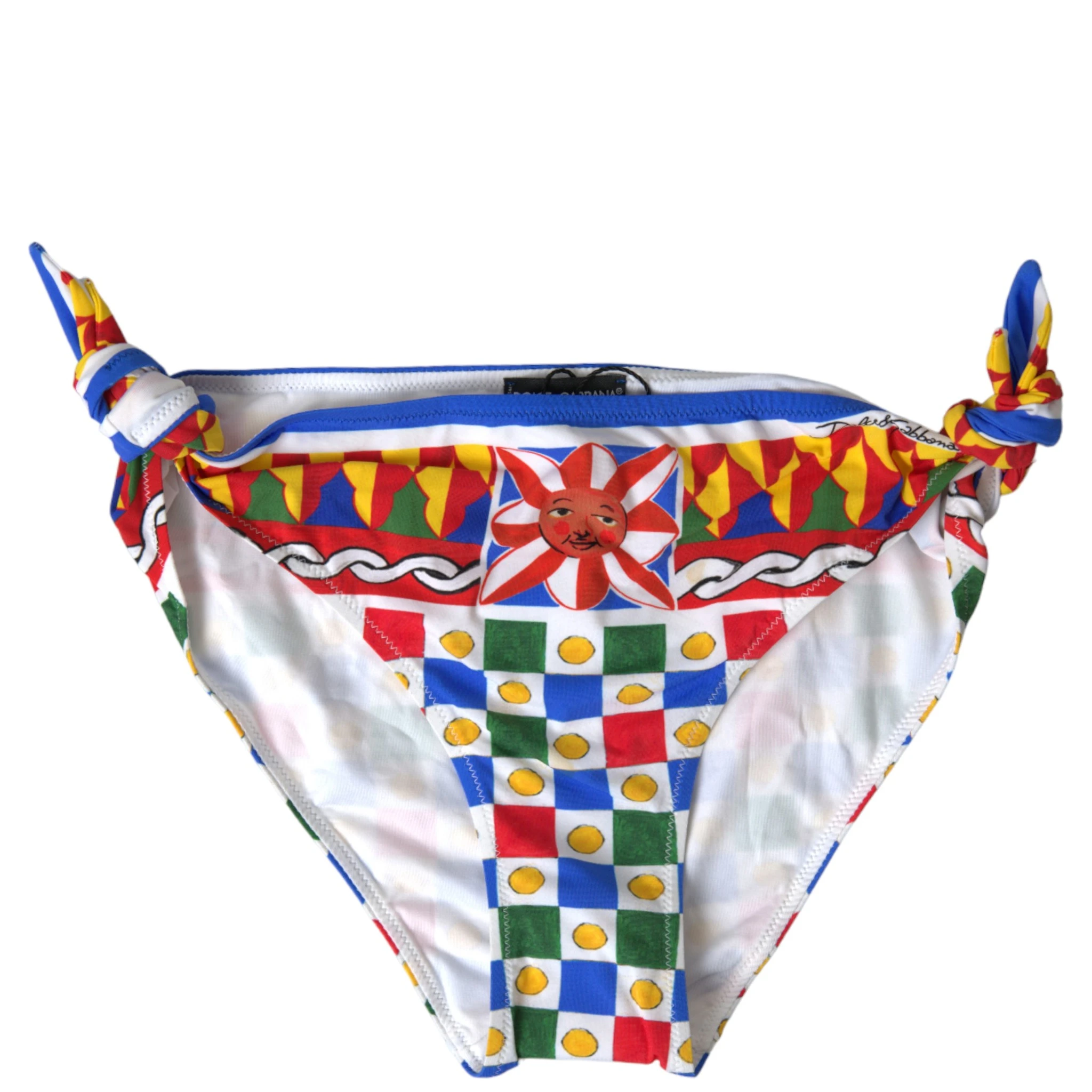 Multicolor Carretto Bottom Swim Beachwear Bikini