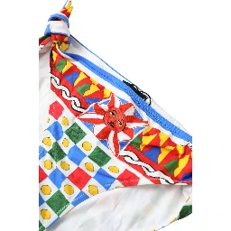 Multicolor Carretto Bottom Swim Beachwear Bikini