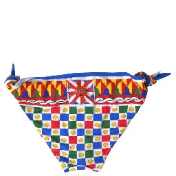 Multicolor Carretto Bottom Swim Beachwear Bikini