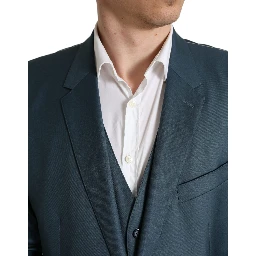 Green Single Breasted 2 Piece MARTINI Suit