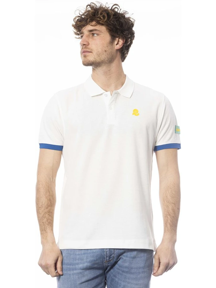 White Cotton Polo Shirt