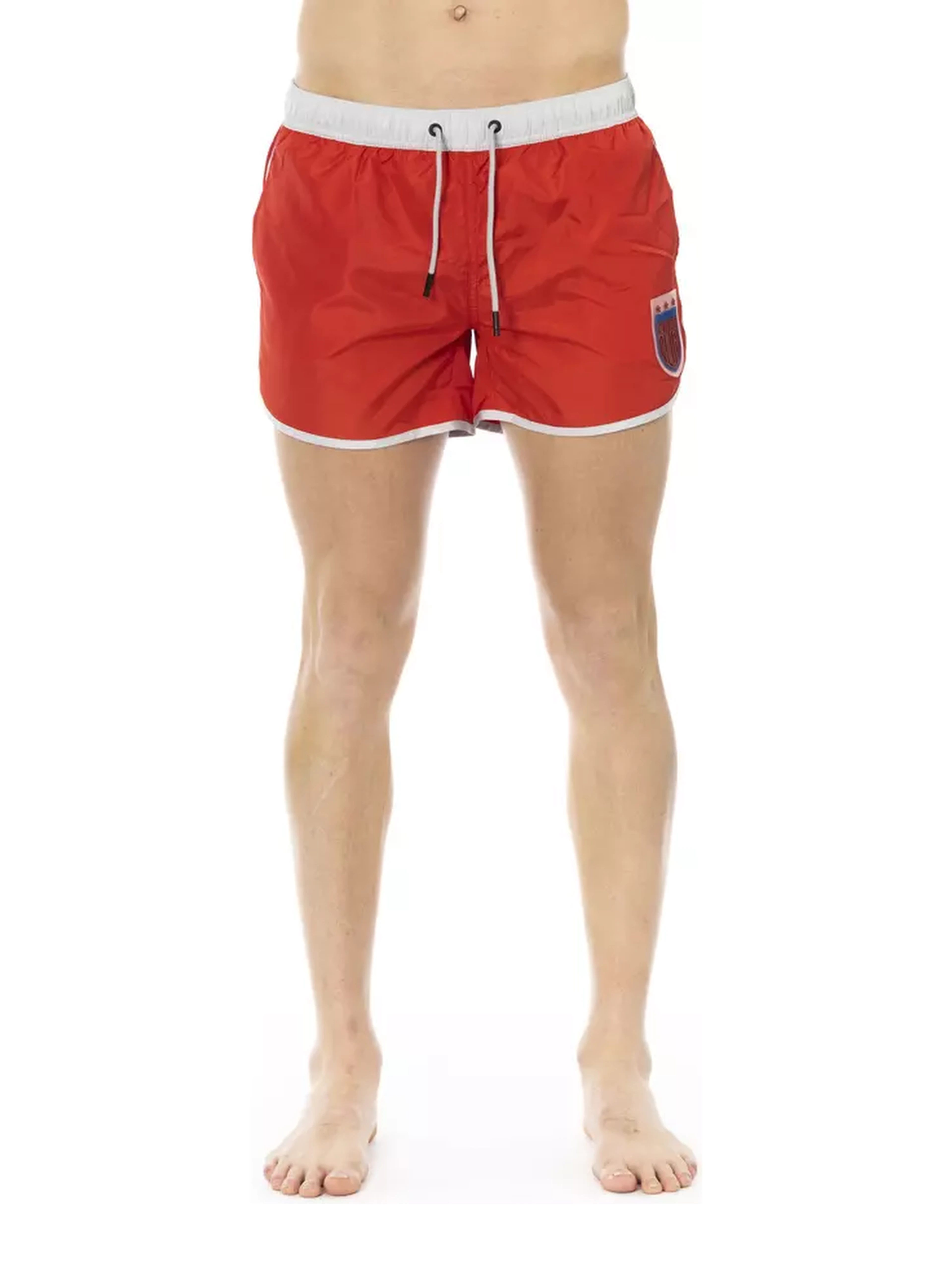 Red Polyester Swimwear