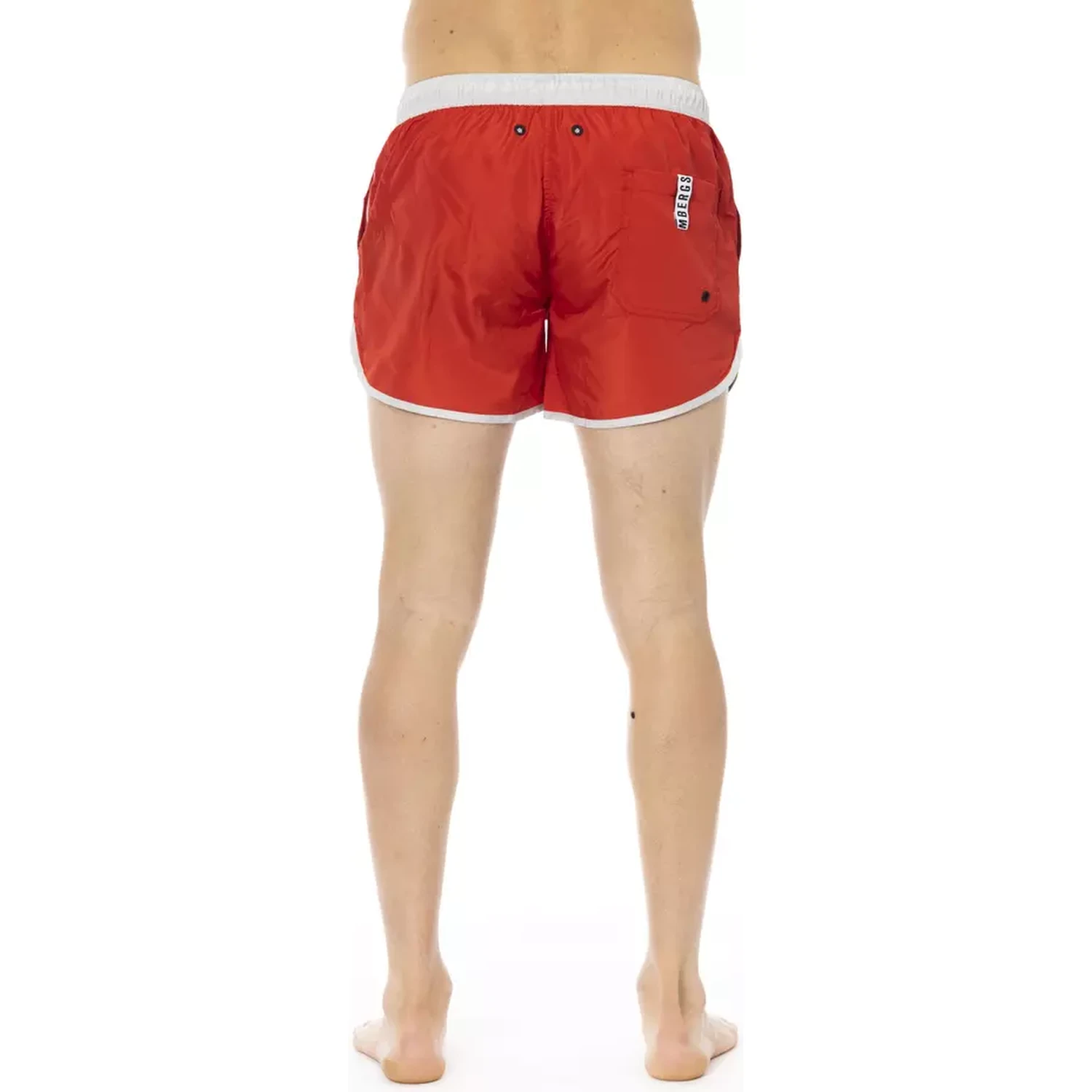 Red Polyester Swimwear