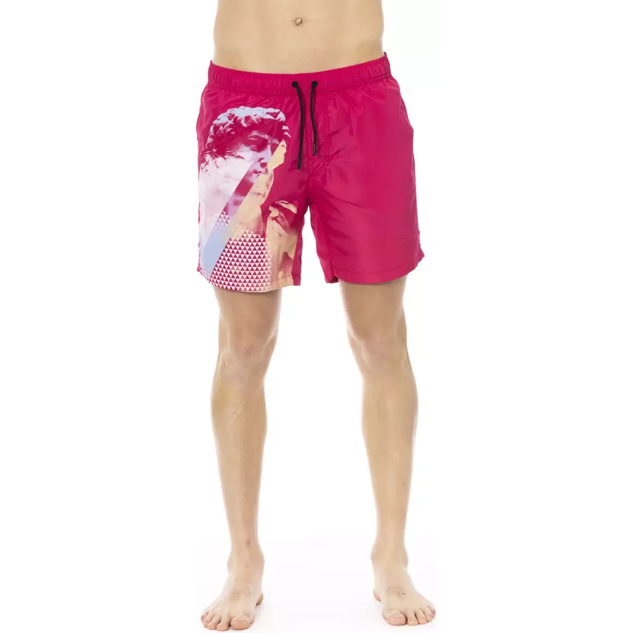 Fuchsia Polyester Swimwear