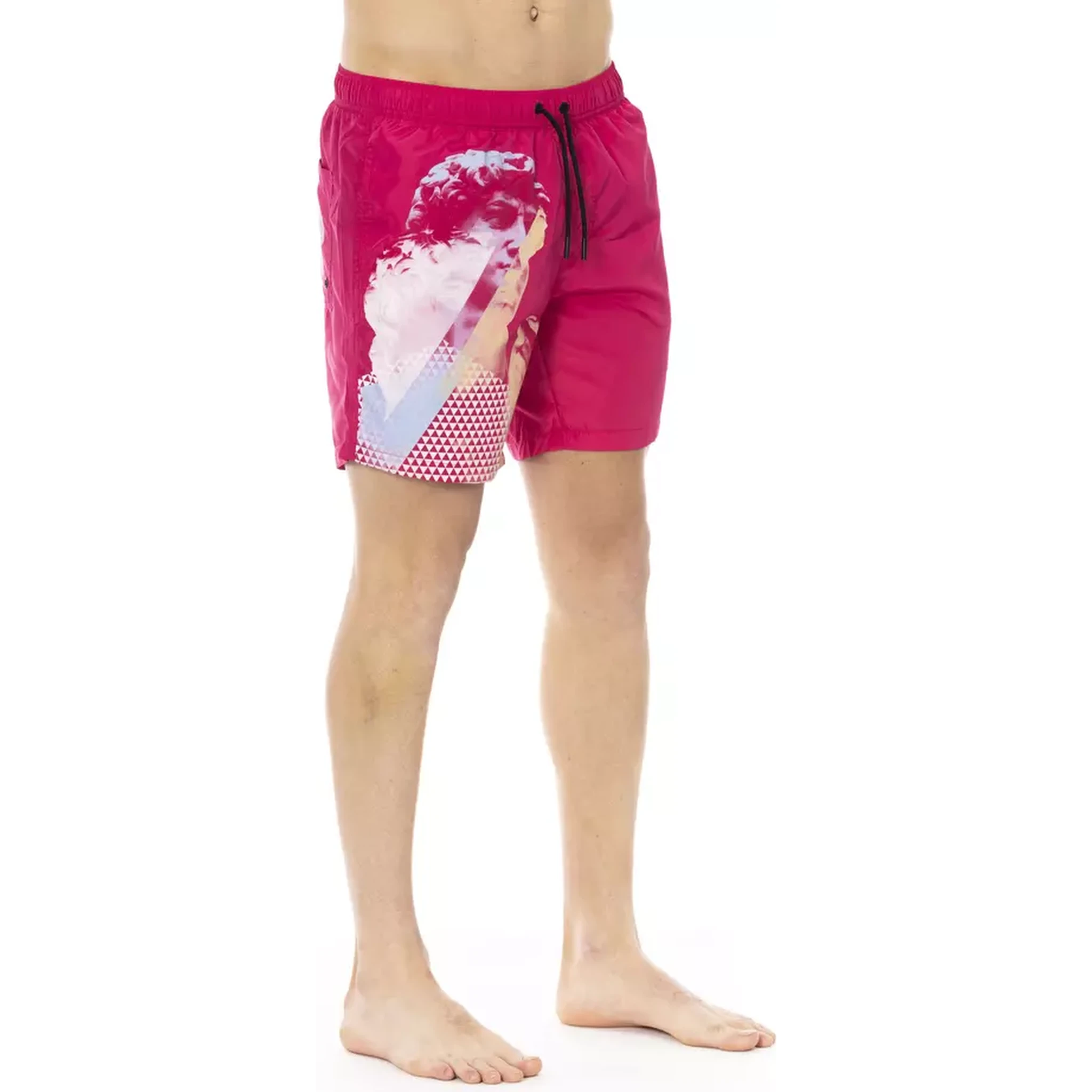 Fuchsia Polyester Swimwear
