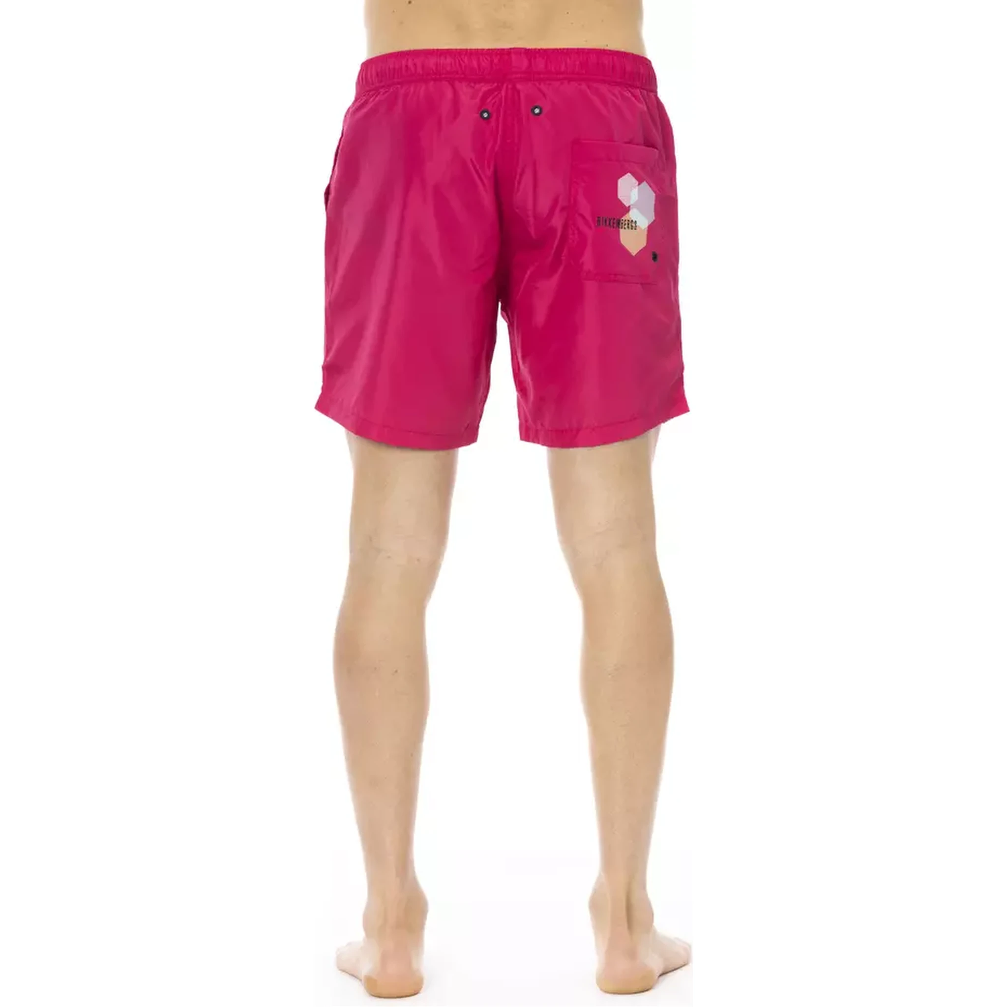 Fuchsia Polyester Swimwear