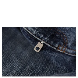 Blue Denim Crystal Embellished Pants Jeans