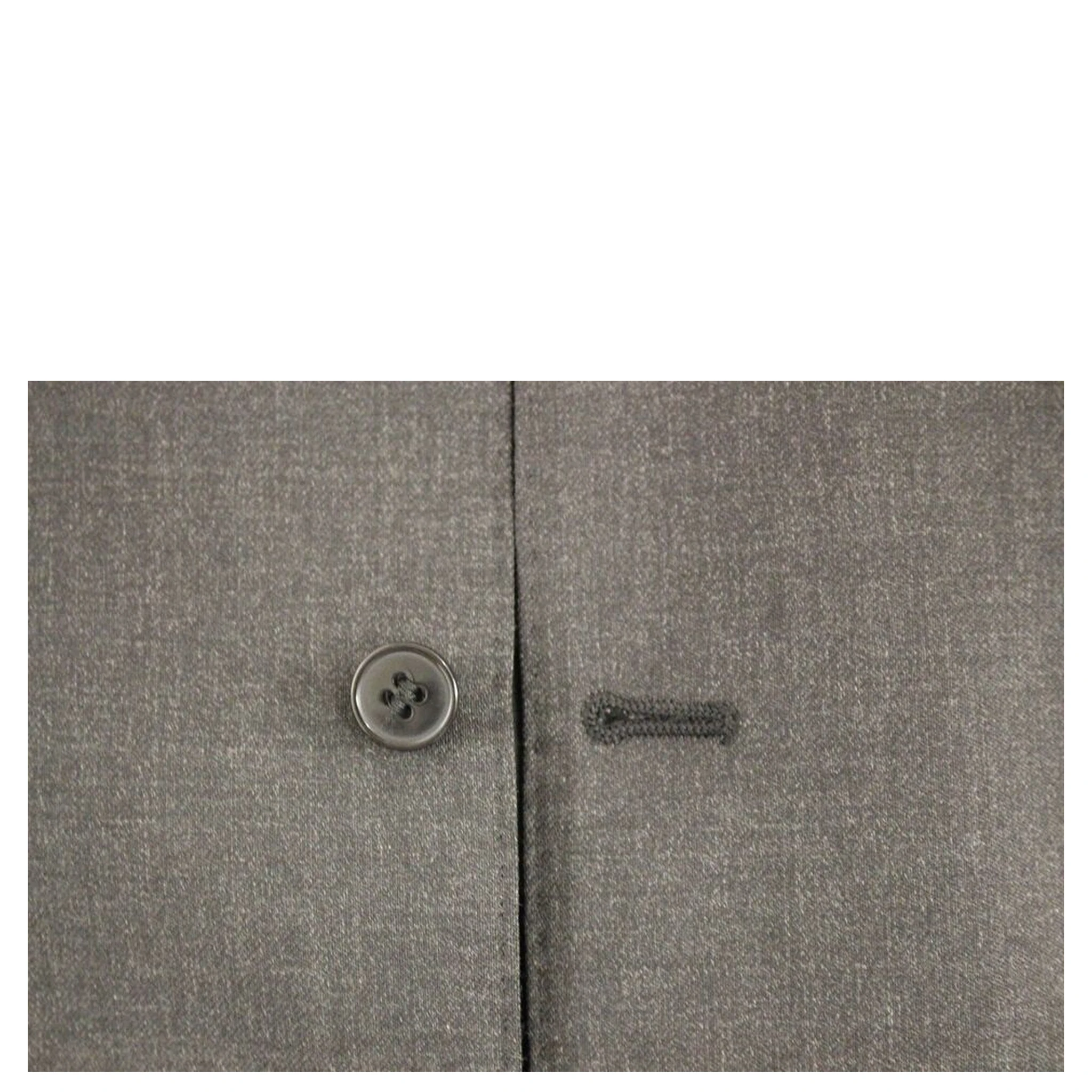 Gray Wool Formal Dress Vest Gilet Weste