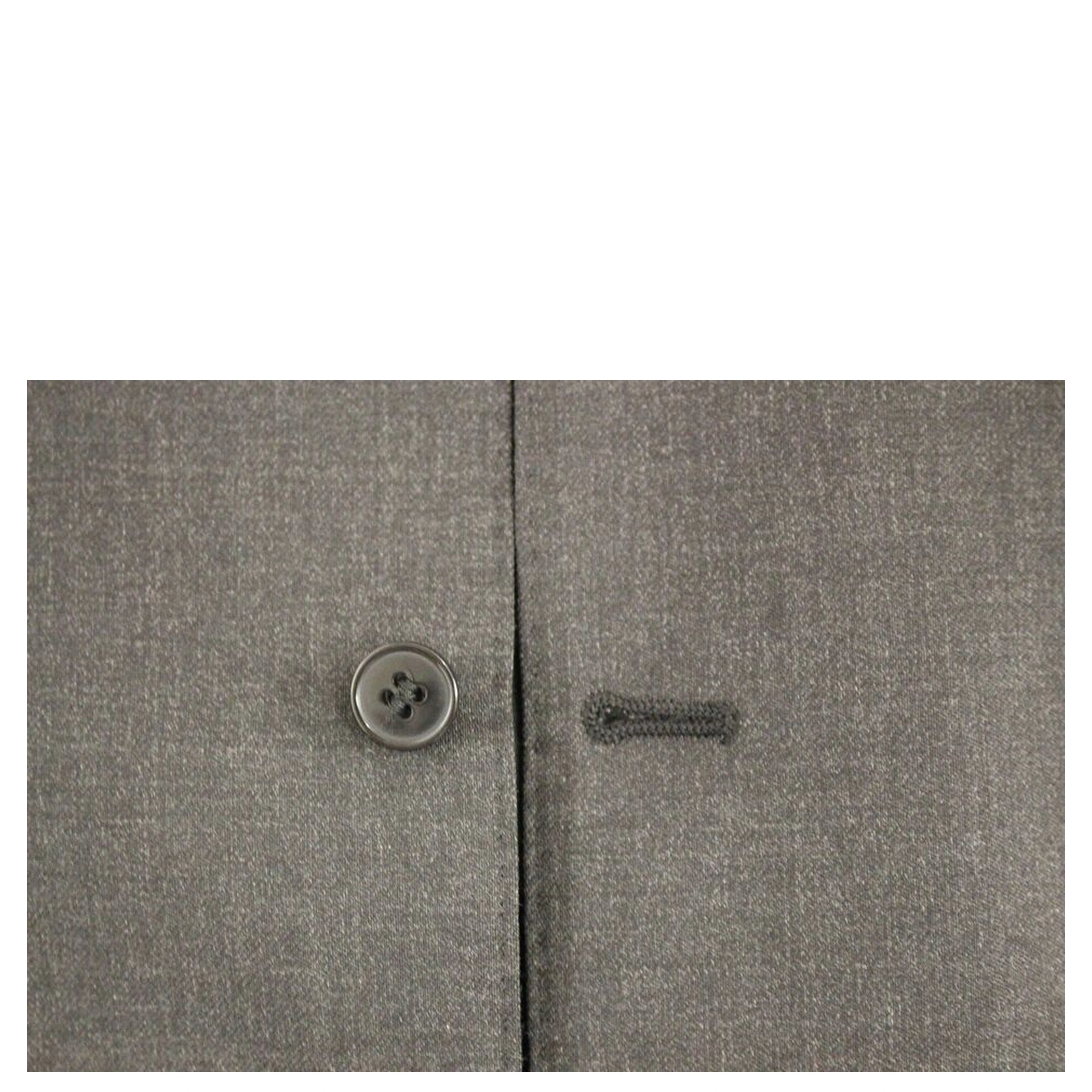 Gray Wool Formal Dress Vest Gilet Weste