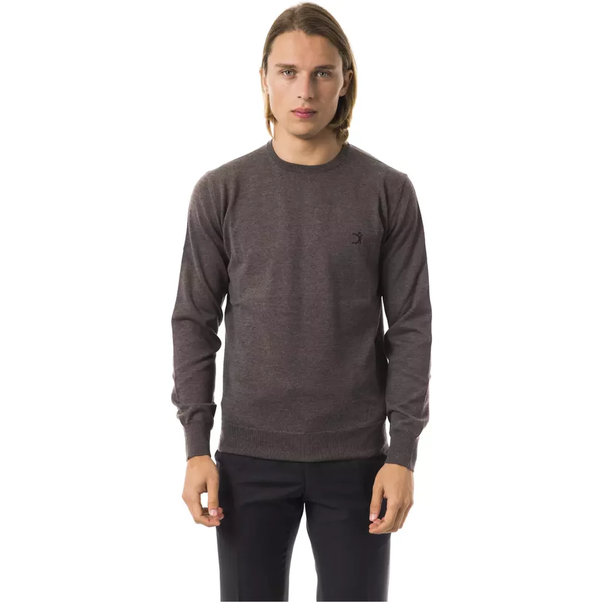 Gray Merino Wool Sweater
