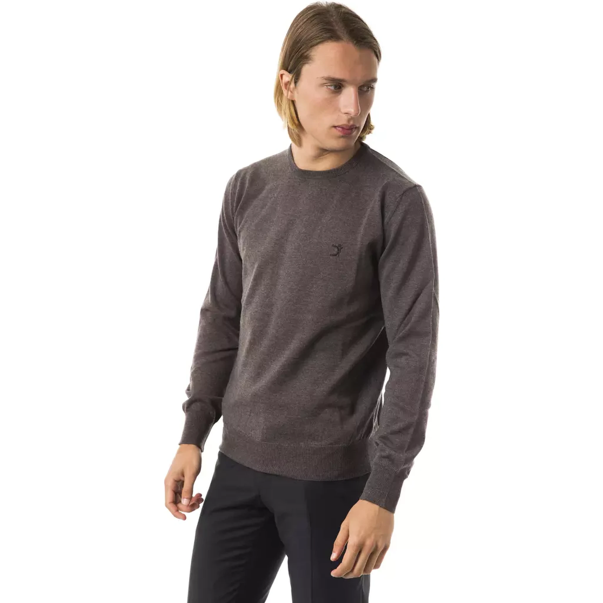 Gray Merino Wool Sweater