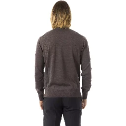 Gray Merino Wool Sweater