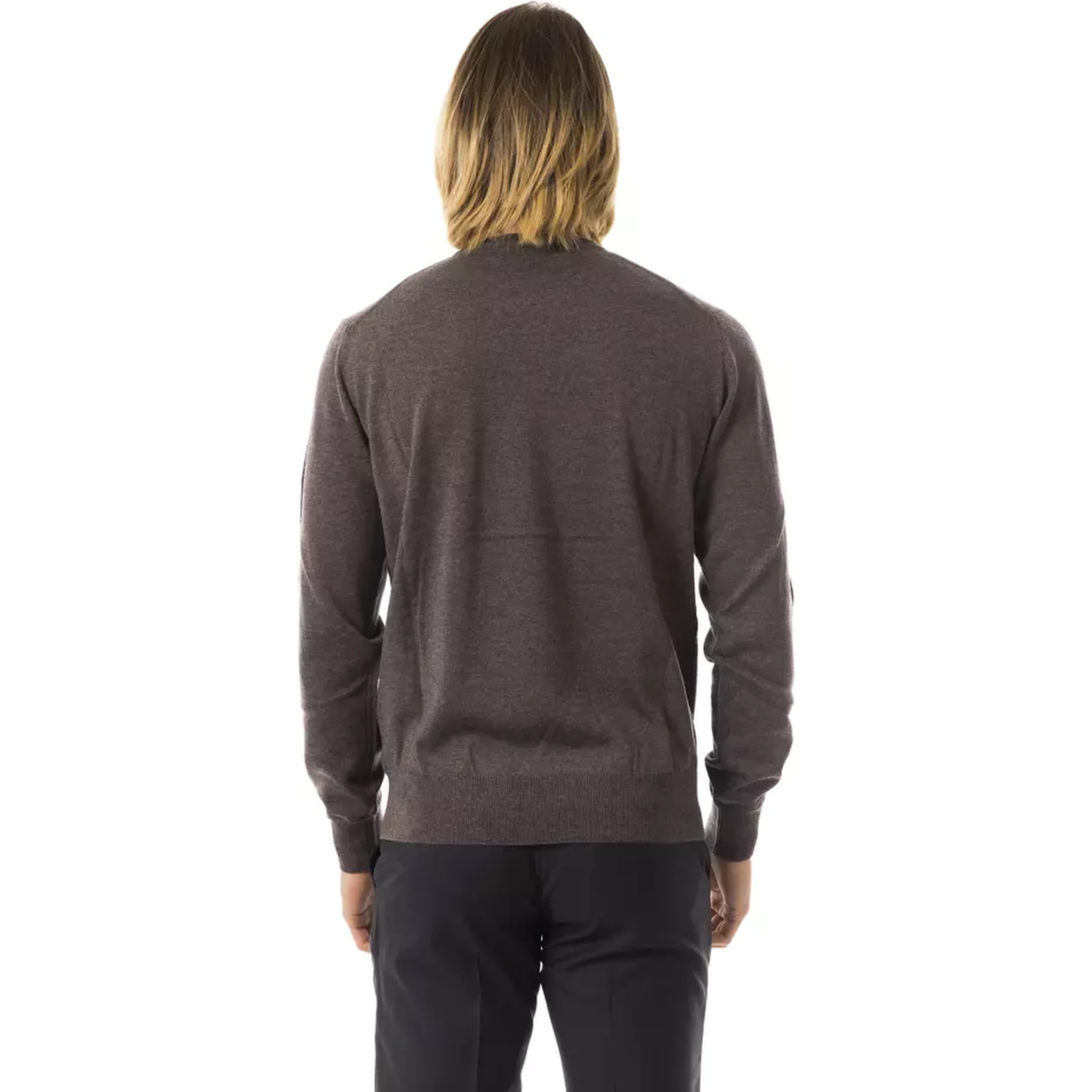 Gray Merino Wool Sweater