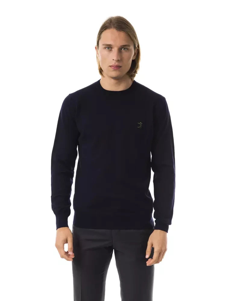 Blue Merino Wool Sweater