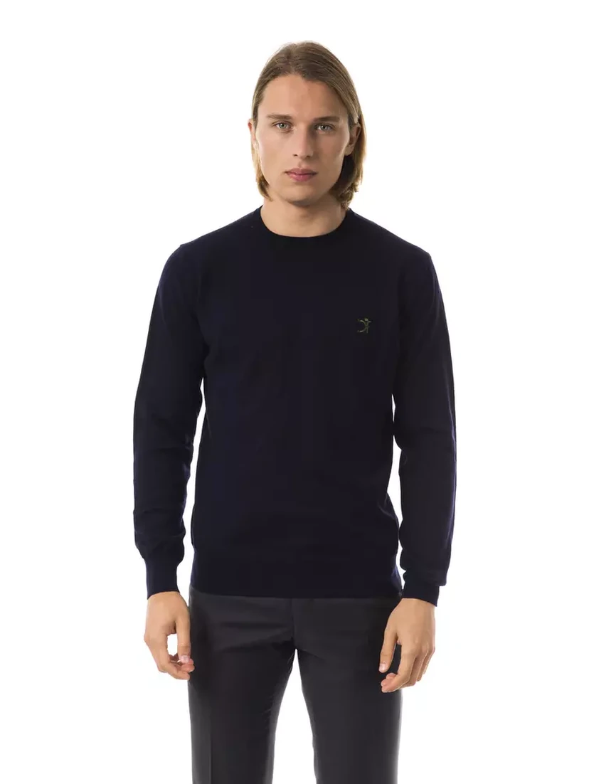 Blue Merino Wool Sweater