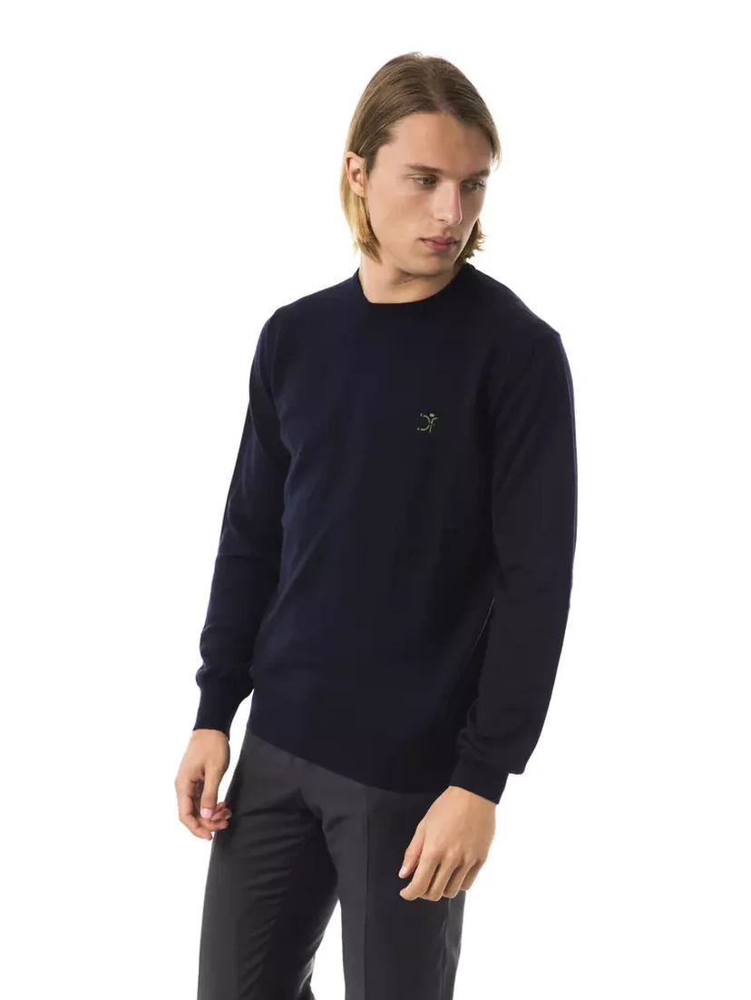 Blue Merino Wool Sweater