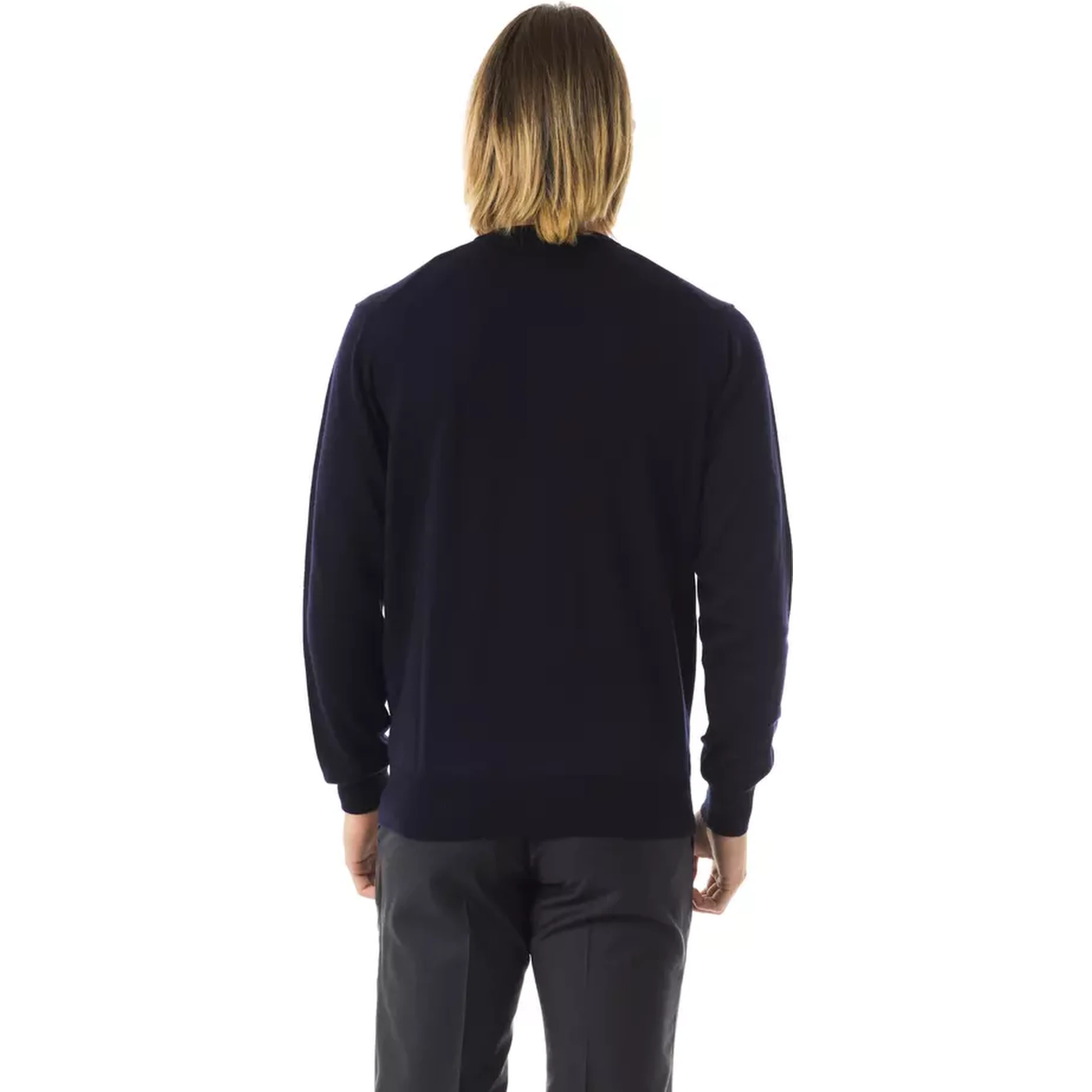 Blue Merino Wool Sweater