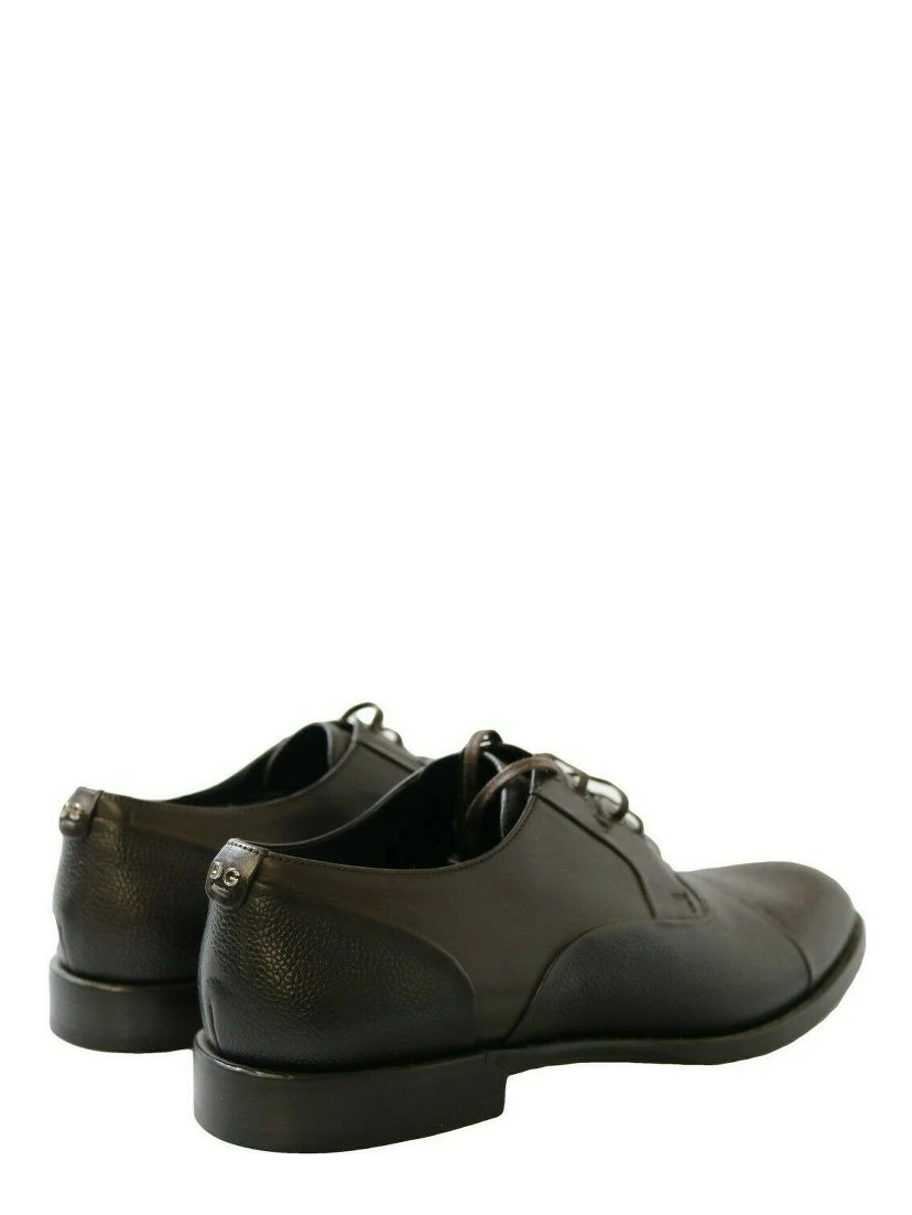 Brown Leather Laceups Dress Mens Shoes