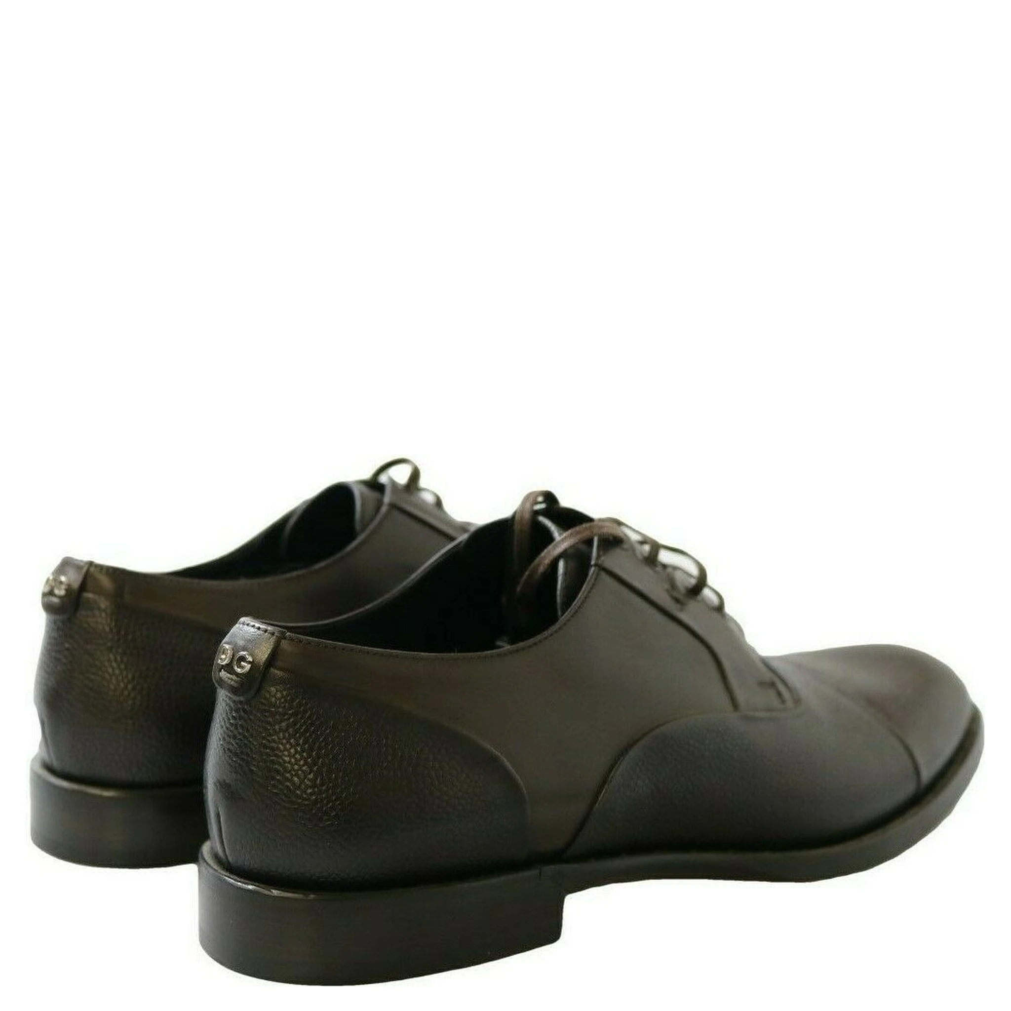 Brown Leather Laceups Dress Mens Shoes
