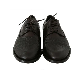 Brown Leather Laceups Dress Mens Shoes