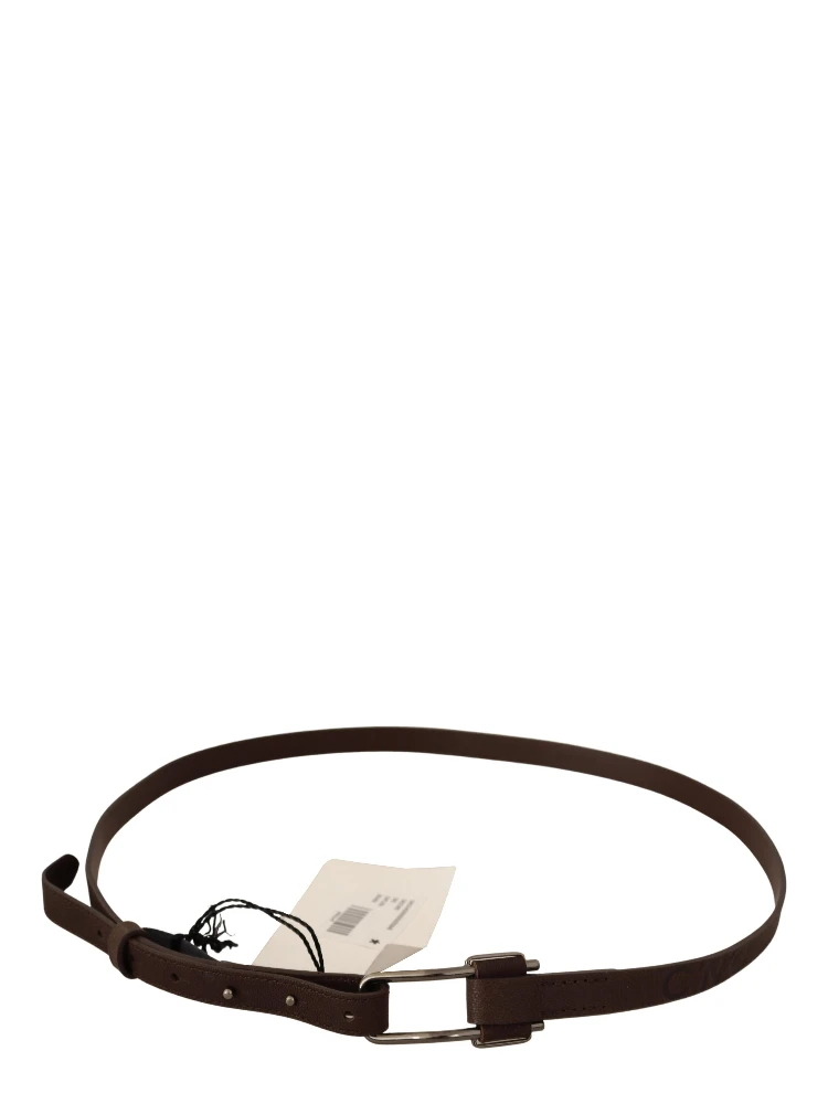 Brown WX Silver Metal Buckle Belt alternative