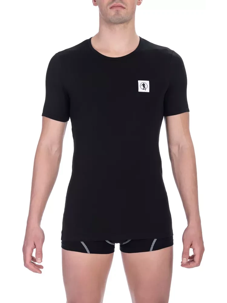 Black Cotton T-Shirt