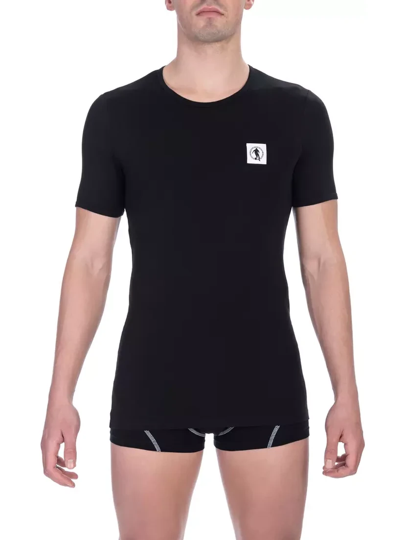 Black Cotton T-Shirt