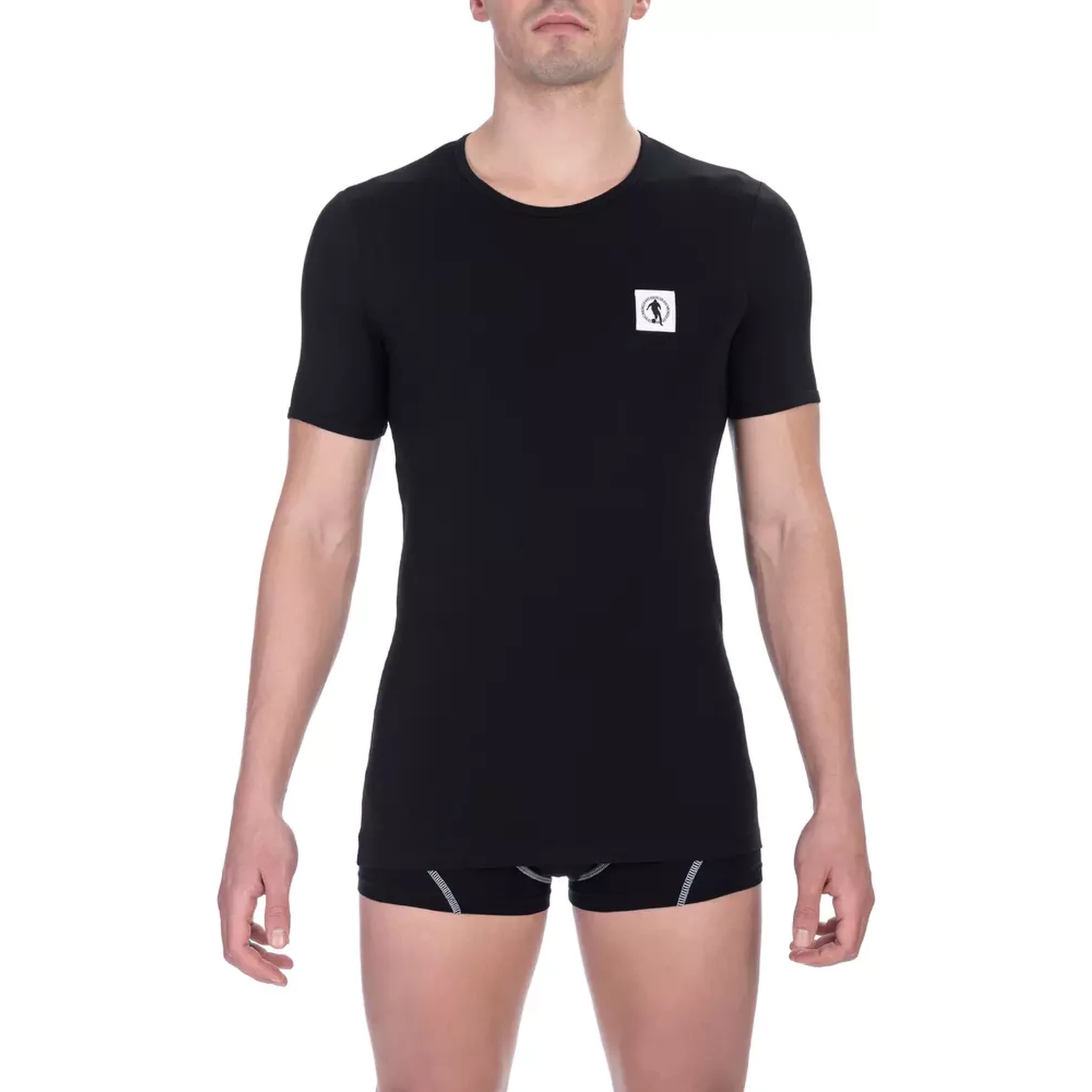 Black Cotton T-Shirt