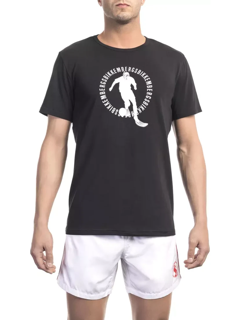 Black Cotton T-Shirt