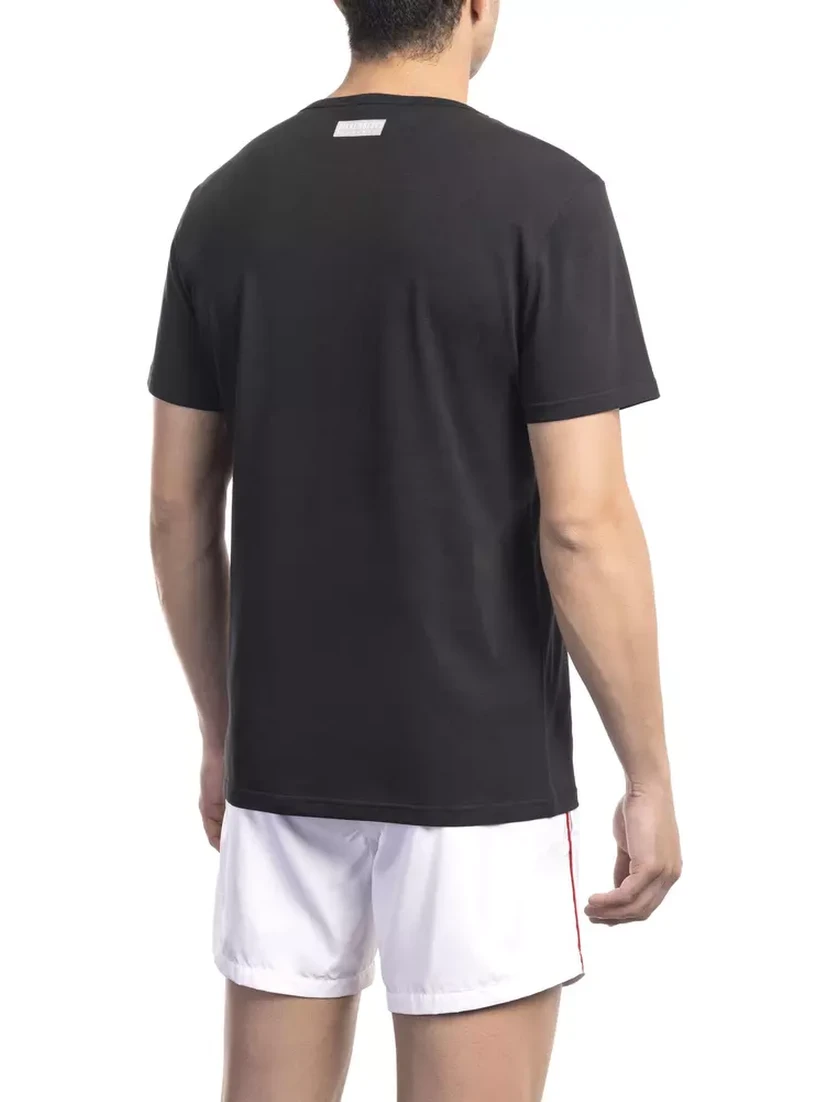 Black Cotton T-Shirt