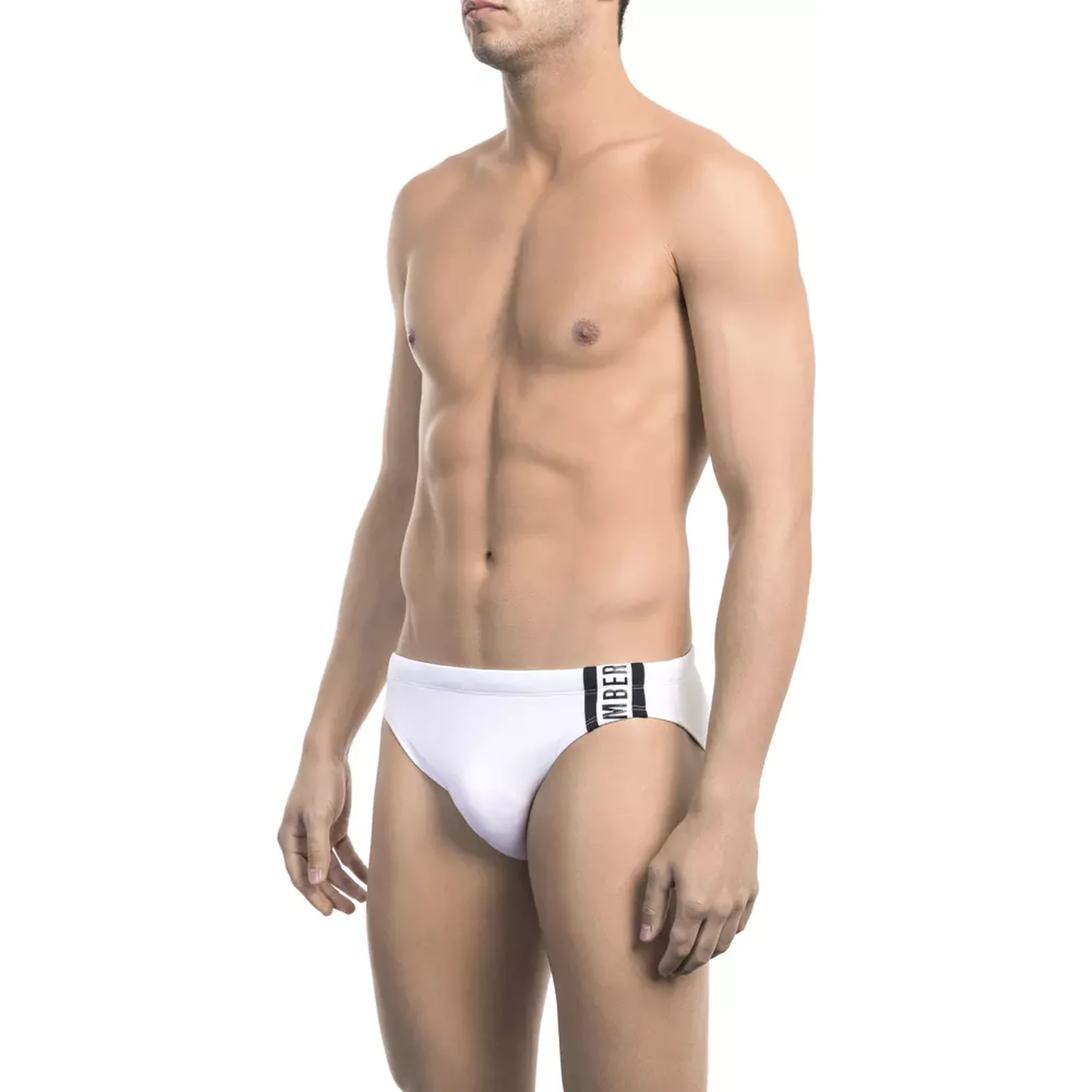 White Polyamide Swimwear